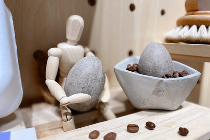 Coffee Grounds Egg Soap